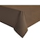 NLMUVW Square Vinyl Tablecloth 100 Waterproof Oil Proof Spill Proof PVC Table Cloth Wipe Clean Table Cover for Kitchen Dining Picnic Chocolate 54 x 54 inch