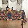 Horaldaily Mexico Tablecloth 60x84 Inch Rectangular Halloween Cinco Dia De Los Muertos Seasonal Table Cover for Party Picnic Dinner Decor