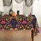 Horaldaily Mexico Tablecloth 60x84 Inch Rectangular Halloween Cinco Dia De Los Muertos Seasonal Table Cover for Party Picnic Dinner Decor