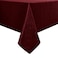 Wekwch Burgundy Jacquard Rectangle Tablecloth Exquisite Grain Design Waterproof and Wrinkle Resistant Table Cloth for Indoor Outdoor Parties Kitchen Dinning Room 60 Inch by 120 Inch