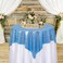 ShinyBeauty Small Tablecloth Square 36x36Inch Baby Blue Sequin Tablecloth Glitter Table Cover Overlay Square Light Blue Wedding Table Cloths Sequin Fabric Tablecloth for Round Table Birthday Baby