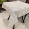 LOONELO Newspaper Tablecloth Cotton Linen Square Newspaper Printed Table Cloth with 354X354 inchWashable Morden Style Table Cover for Dinner Party Picnic Home Decor