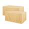 Obstal 2 Pack Table Clothes for 6 Foot Rectangle Tables Water Resistant Washable Fabric Polyester Rectangle Table Cover for OutdoorIndoor Usese 72L x 30W x 30H Inches Champagn