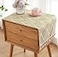 Utobanh Rectangular Tablecloth Cloth Yellow 157354 inches Tassel Design Protects Furniture AllSeason Table Cover Towel