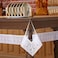 Mixweer Clear Vinyl Tablecloth Protector Plastic Lace Trim Table Cloth Waterproof Oilproof Transparent Rectangulartable Cover for Dining Table Parties Holiday Home Decor60 x 84 Inch