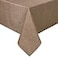 Hiasan Faux Linen Rectangle Tablecloth Wrinkle and Stain Resistant Washable Table Cloth for Kitchen Dining Room Holiday Table Cover for Party Dinner Khaki 60 x 102 Inch