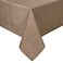 Hiasan Faux Linen Rectangle Tablecloth Wrinkle and Stain Resistant Washable Table Cloth for Kitchen Dining Room Holiday Table Cover for Party Dinner Khaki 60 x 102 Inch