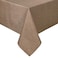 Hiasan Faux Linen Rectangle Tablecloth Wrinkle and Stain Resistant Washable Table Cloth for Kitchen Dining Room Holiday Table Cover for Party Dinner Khaki 60 x 102 Inch