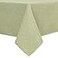 Hiasan Faux Linen Rectangle Tablecloth Wrinkle and Stain Resistant Washable Table Cloth for Kitchen Dining Room Holiday Table Cover for Dinner Green 30 x 60 Inch