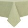 Hiasan Faux Linen Rectangle Tablecloth Wrinkle and Stain Resistant Washable Table Cloth for Kitchen Dining Room Holiday Table Cover for Dinner Green 30 x 60 Inch