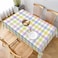 BETGINY Easter Plaid Rectangle Tablecloth 60x84 InchSpring Coloring Checkered Table ClothWrinkle Stain Waterproof Holiday Table CoverRustic Rainbow Small Fabric Farmhouse Tablecloth for Party Picnic