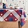 Horaldaily 4th of July Tablecloth 60x120 Inch Rectangular Patriotic Red Buffalo Plaid Stars Independence Day Memorial Day Table Cover for Party Picnic Dinner Decor