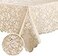 Smiry Rectangle Table Cloth Waterproof Heavy Duty Vinyl Tablecloths Wipeable Washable Table Cover for Kitchen and Dining Room Beige 54 X 78