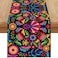 Jiudungs Mexican Fiesta Table Runner Cinco De Mayo Tablecloth Dia De Los Muertos Decor Day of The Dead Decorations and Supplies for Home 13x60 Inch