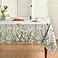 Horaldaily Spring Summer Tablecloth 52x70 Inch Rectangular Wild Flowers Floral Table Cover for Party Picnic Dinner Decor