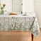 Horaldaily Spring Summer Tablecloth 52x70 Inch Rectangular Wild Flowers Floral Table Cover for Party Picnic Dinner Decor