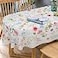 Bnejvif Oval Tablecloth Spring Floral Tablecloth Modern Flower Oval Tablecloth Floral Tablecloth IndoorOutdoor Waterproof Wrinkle Free Durable Spring Floral Tablecloth for Oval Tables 60 X 84 in