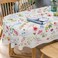 Bnejvif Oval Tablecloth Spring Floral Tablecloth Modern Flower Oval Tablecloth Floral Tablecloth IndoorOutdoor Waterproof Wrinkle Free Durable Spring Floral Tablecloth for Oval Tables 60 X 84 in