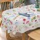 Bnejvif Oval Tablecloth Spring Floral Tablecloth Modern Flower Oval Tablecloth Floral Tablecloth IndoorOutdoor Waterproof Wrinkle Free Durable Spring Floral Tablecloth for Oval Tables 60 X 84 in