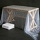 TIMECOSY Set of 2 Table Runner 63 X 120 Wedding Veil White Dessert Tablecloth Chiffon Tulle Pearl Lace Boho Glitter Table Sequins Overlay Wedding Aisle Runner Denim and Diamonds Party Decorations Doil