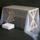 TIMECOSY Set of 2 Table Runner 63 X 120 Wedding Veil White Dessert Tablecloth Chiffon Tulle Pearl Lace Boho Glitter Table Sequins Overlay Wedding Aisle Runner Denim and Diamonds Party Decorations Doil