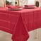 UKOMIUT Rectangle Plaid Jacquard Tablecloth Waterproof Washable Checkered Table Cloth Solid Fabric Table Cover for Indoor or Outdoor use Red 60 x 84 Inch 68 Seats