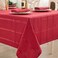 UKOMIUT Rectangle Plaid Jacquard Tablecloth Waterproof Washable Checkered Table Cloth Solid Fabric Table Cover for Indoor or Outdoor use Red 60 x 84 Inch 68 Seats