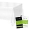 NEWOOK White Paper Tablecloths Disposable for Rectangle Tables 6 Pack 3 Ply Paper Plastic Quality Table Cloth for Parties 54 x 108 Inch Birthday Table Cover Outdoor Wedding Banquet Tablecover