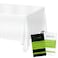 NEWOOK White Paper Tablecloths Disposable for Rectangle Tables 6 Pack 3 Ply Paper Plastic Quality Table Cloth for Parties 54 x 108 Inch Birthday Table Cover Outdoor Wedding Banquet Tablecover