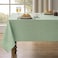 Decorelia Table Cloth for Rectangle Dining Table Faux Linen Waterproof Texture Farmhouse Washable Rectangular Tablecloth Cover for Birthday Party Picnics Outdoor DecorSage Green 52 x70 Inch
