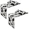 Kingdder 2 Pcs Linen Cow Print Pattern Table Runner Farm Black and White Cowhide Tablecloth Cow Print Table Cloths for Parties Kitchen Western Barnyard Cowboy Birthday Home Decorations 13 x 108 in