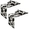 Kingdder 2 Pcs Linen Cow Print Pattern Table Runner Farm Black and White Cowhide Tablecloth Cow Print Table Cloths for Parties Kitchen Western Barnyard Cowboy Birthday Home Decorations 13 x 108 in