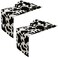 Kingdder 2 Pcs Linen Cow Print Pattern Table Runner Farm Black and White Cowhide Tablecloth Cow Print Table Cloths for Parties Kitchen Western Barnyard Cowboy Birthday Home Decorations 13 x 108 in