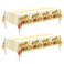 Childom 2 Pack Thanksgiving TableclothsThanksgiving Decorations 54x108 Inch Plastic Table Cloth Rectangle TableDisposable Tablecloths for HomePicnicBirthdayOutdoorFriendsgiving Party Decorations