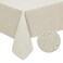 Easy-Going EasyGoing Faux Linen Waterproof SpillProof Tablecloth Stain Resistant Rectangle Table Cloth Wrinkle Free Decorative Fabric for Kitchen Dining Party Weddings Restaurants 60x84 in Beige