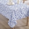 Laura Ashley Decorative Tablecloth Wrinkle and Stain Resistant Spillproof Water Repellent Easy Care Washable Polyester Fabric for Dining Kitchen Holiday and Party 60 x 84 Charlotte