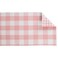 DII Gingham Check Tabletop Collection Pink Table Runner 14x72