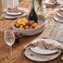 ART pinecone ART PineCone Woven Cotton Oval Placemats Set of 6 16 x 12 Warm Taupe Mix Boho Farmhouse Table Mats Washable Dining Table Decor for Kitchen Home