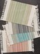 DII Everyday Collection Fringed Stripe Tabletop Placemat Set 13x20 Thyme