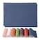 Fit Meal Prep 200 Pack Disposable Paper Placemats 14 x 10 Inch Blue with Decorative Wavy Scalloped Edge for Restaurant Catering Dining Table Baby Kids Birthday Parties