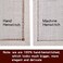 Grelucgo Hemstitched NapkinsSquare 1212 Inch Set of 4 Natural Color