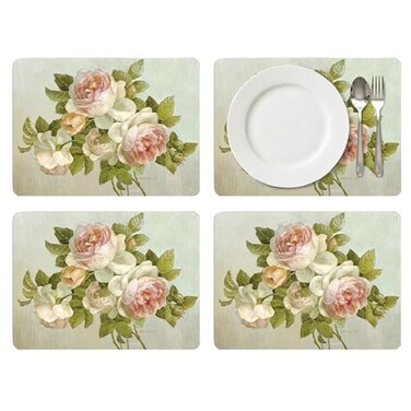 Pimpernel Exclusive Art Print Placemats Set of 4 157 x 117 CorkBacked Table Mats with Heat Stain Resistant Lacquered Finish Decorative Dining for Stylish Table Settings Entertaining