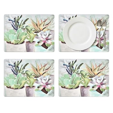 Pimpernel Succulents Placemats Set of 4