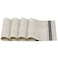 YOSICHY Table Mats Set of 4 Crossweave Woven Vinyl Placemats NonSlip Kitchen Placemats for Dining Table Washable Easy to CleanGrey