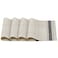 YOSICHY Table Mats Set of 4 Crossweave Woven Vinyl Placemats NonSlip Kitchen Placemats for Dining Table Washable Easy to CleanGrey