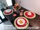 Zupro Round Placemats 4 Pcs Braided 15 Watermelon for Indoor Outdoor Usage