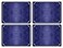 Pimpernel Placemat Blue