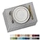 Home Brilliant HOME BRILLIANT Cloth Placemats Set of 4 Heat Resistant Washable Plate Mats Placemats for Parties Buffet Dinner Coasters Party Dinner Decor 13 x 19 inches Light Grey