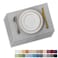 Home Brilliant HOME BRILLIANT Cloth Placemats Set of 4 Heat Resistant Washable Plate Mats Placemats for Parties Buffet Dinner Coasters Party Dinner Decor 13 x 19 inches Light Grey