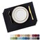 Home Brilliant Black Placemats Set of 4 Heat Resistant Table Mats Cloth Dining Table Place Mats Kitchen Washable Placemat New Year Black